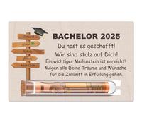 Otuuz Cadeaux de Fin d'Études 2025 pour Diplômes de Baccalauréat, Maîtrise et Doctorat Carte de Félicitations pour Diplôme avec Tube à Essai Cadeau Félicitations pour Réussite à Ton Examen (Bachelor)
