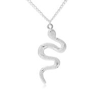 Otxas Collier serpent doré pour femme - Collier avec pendentif serpent délicat pour homme - Bijoux d'Halloween pour femme, 15.74 inch, Zinc, Pas de gemme