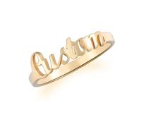 OTXIXTO Bagues Nom Personnalisées en Argent Sterling 925 pour Femme Or Rose/Argent/Or Bague avec Nom Bague Noms Personnalisée pour Femme Petite Amie Femme Noël Fête des Mères (1 Nom Bague, Taille 60)