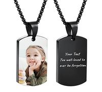 OTXIXTO Collier Urne Personnalisé pour Cendres Pendentif Empreinte de Patte Gravé Photo/Texte Chien Chat Animal de Compagnie en Acier Inoxydable Mémorial Souvenir Crémation Bijoux Kit Entonnoir