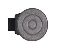 OTYKPXNV Coussin De SièGe Voiture pour Dacia Sandero Stepway 3.GEN 2.Gen 2012-2023, Rotatif Rond Portable Pivotant Chaise Tapis Résistant à l'usure Avant Siège Accessoires,C/Gray