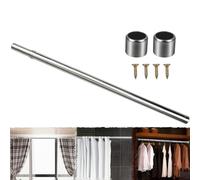 OTYMIOW Barre Penderie Extensible Vetement 60kg Avec Vis Tringle à Vêtements Télescopique 56 à 102cm Tringle de Penderie, Tringles Réglable à Vêtements, Barre de Dressing, Suspension Tringle Penderie