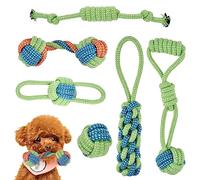 OTYMIOW Jouets Indestructibles pour Chien 6PCS Corde à Mâcher Résistants pour Chiots et Grand Chien Ensemble Incassable