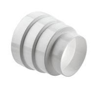 OTYMIOW Réducteur Universel 80mm-120mm PP pour Systèmes de Ventilation Interface de Pipeline Réducteur RondTuyau de Canalisation Adaptateur Tuyau de Canalisation PVC Réducteur pour Tuyau d'Échappement