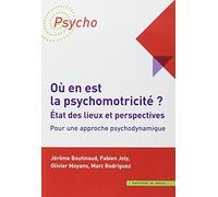 Où En Est La Psychomotricité ? Etat Des Lieux Et Perspectives - Pour Une Approche Psychodynamique | Occasion