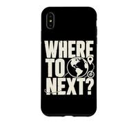 Où Ensuite ? Vacation Planner World Travel Humour Coque pour iPhone XS Max