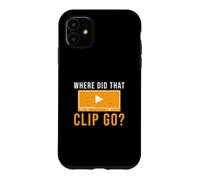 Où est-ce Que Clip est allé Montage de Films drôles pour Un éditeur vidéo Coque pour iPhone 11