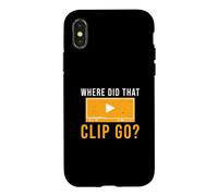 Où est-ce Que Clip est allé Montage de Films drôles pour Un éditeur vidéo Coque pour iPhone X/XS