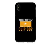 Où est-ce Que Clip est allé Montage de Films drôles pour Un éditeur vidéo Coque pour iPhone XS Max