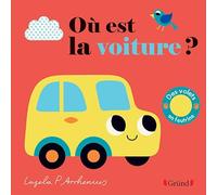 Où est la voiture ? - Livre à rabats en feutrine et miroir - À partir de 6 mois