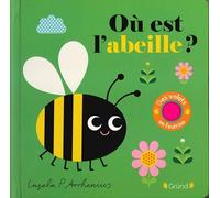 Où est l'abeille ? - Livre à rabats en feutrine et miroir - À partir de 6 mois
