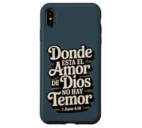 Où est l'amour de Dieu, il n'y a Pas de Peur - Jean 4:18 Coque pour iPhone XS Max