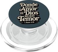 Où est l'amour de Dieu, il n'y a Pas de Peur - Jean 4:18 PopSockets PopGrip pour MagSafe