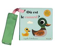Où est le canard ? - Livre poussette à rabats en feutrine et miroir - À partir de 6 mois