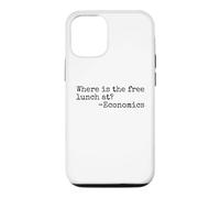 Où est Le déjeuner Gratuit chez Funny Economics Teacher Coque pour iPhone 12/12 Pro