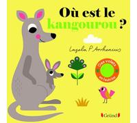 Où est le kangourou ? - Livre à rabats en feutrine et miroir - À partir de 6 mois