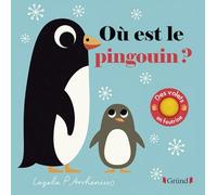 Où est le pingouin ? - Livre à rabats en feutrine et miroir - À partir de 6 mois