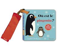 Où est le pingouin ? - Livre poussette à rabats en feutrine et miroir - À partir de 6 mois