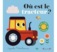 Où est le tracteur ? - Livre à rabats en feutrine et miroir - À partir de 6 mois