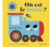 Où est le train ? - Livre à rabats en feutrine et miroir - À partir de 6 mois