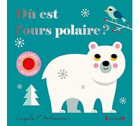 Où est l'ours polaire - Livre à rabats en feutrine et miroir - À partir de 6 mois