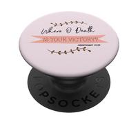 Où est ta Victoire ? Corinthiens 15:55 Pâques PopSockets PopGrip Adhésif