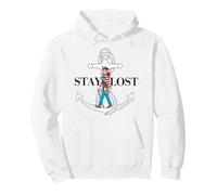 Où est Wally Stay Lost Ancre Nautique Sweat à Capuche