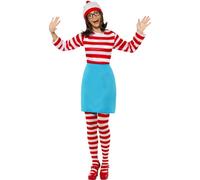 Où Est Wally Wenda Costume De Fête Pour Femmes Nouvelles XS-XL