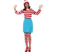Où Est Wally Wenda Costume De Fête Pour Femmes Nouvelles XS-XL