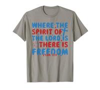 Où êtes-vous, c'est Freedom Vintage Christian, le 4 juillet T-Shirt
