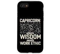Où la Sagesse Rencontre l'éthique du Travail Capricorne Coque pour iPhone SE (2020) / 7/8