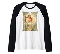 Où l'amour Fait Mal à la Romance Vintage Art Nouveau Manche Raglan