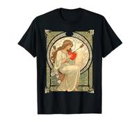 Où l'amour Fait Mal à la Romance Vintage Art Nouveau T-Shirt