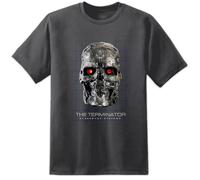 OU LU Mens T600 Terminator T Shirt Cyberdyne Systems Skynet T800 T1000 Retro Movie
