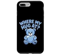 Où Mon câlin à l'ours Tenant Un cœur d'amour câlins Mignon Ours Coque pour iPhone 7 Plus/8 Plus