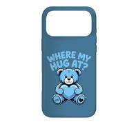 Où Mon câlin à l'ours Tenant Un cœur Kawaii Ours Saint-Valentin Coque pour iPhone 17 Pro Max