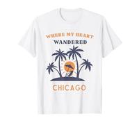 Où mon cœur a erré, Chicago, Illinois T-Shirt