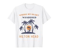 Où mon cœur a erré sur l'île de Hilton-Head T-Shirt
