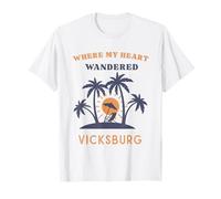 Où mon cœur a erré, Vicksburg, Mississippi T-Shirt