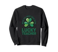 Où Naissent Les idées intelligentes Lucky Teacher Sweatshirt