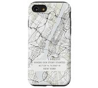 Où Notre Histoire a commencé - Carte de la Ville de New York Coque pour iPhone SE (2020) / 7/8
