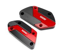 OU SI DUO Bouchons De Réservoir Liquide Frein d'embrayage Avant De Moto Couvercle De Réservoir D'huile pour B&MW R 1200 GSA R1200GS R1250GS Adventure R1250 GS (Color : Rouge)