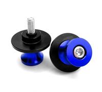 OU SI DUO pour Kawasaki Z900 Z900 Z900RS Z900SE 2017-2024 Accessoires De Moto M8 Bobines De Bras Oscillant en Aluminium Curseurs Vis De Support Moto Bobines Bras Oscillant(Bleu)