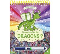 Où sont cachés les dragons ? - bloc avec feutre effaçable