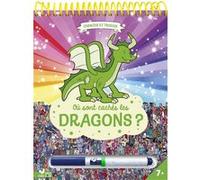 Deux Coqs d'Or – Bloc "Où sont cachés les dragons ?" – avec feutre effaçable