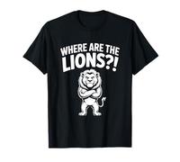 Où sont Les Lions ?! - Drôle d'Afrique Meme Animal T-Shirt