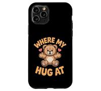 Où sont Mes câlins à Bear Holding Heart Love Bear Hug Coque pour iPhone 11 Pro