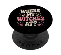 Où sont mes sorcières à Halloween PopSockets PopGrip Adhésif