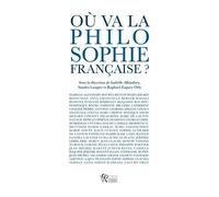 Où va la philosophie française?