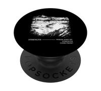 Où Vient ma Force de la Religion chrétienne Jésus PopSockets PopGrip Adhésif